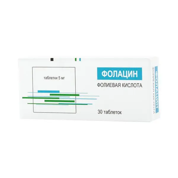 ФОЛАЦИН табл. 5мг N30 (ЯДРАН, ХОРВАТИЯ)