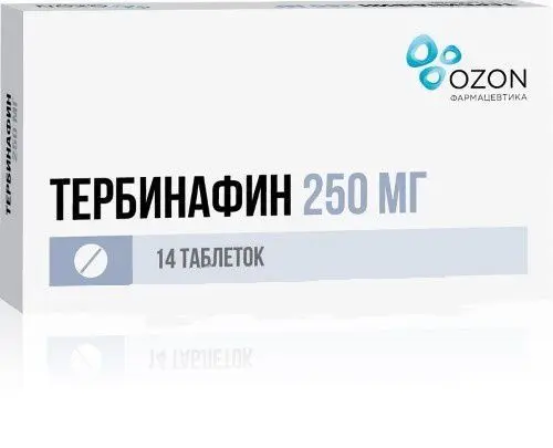 ТЕРБИНАФИН табл. 250мг N14 (ОЗОН, РФ)
