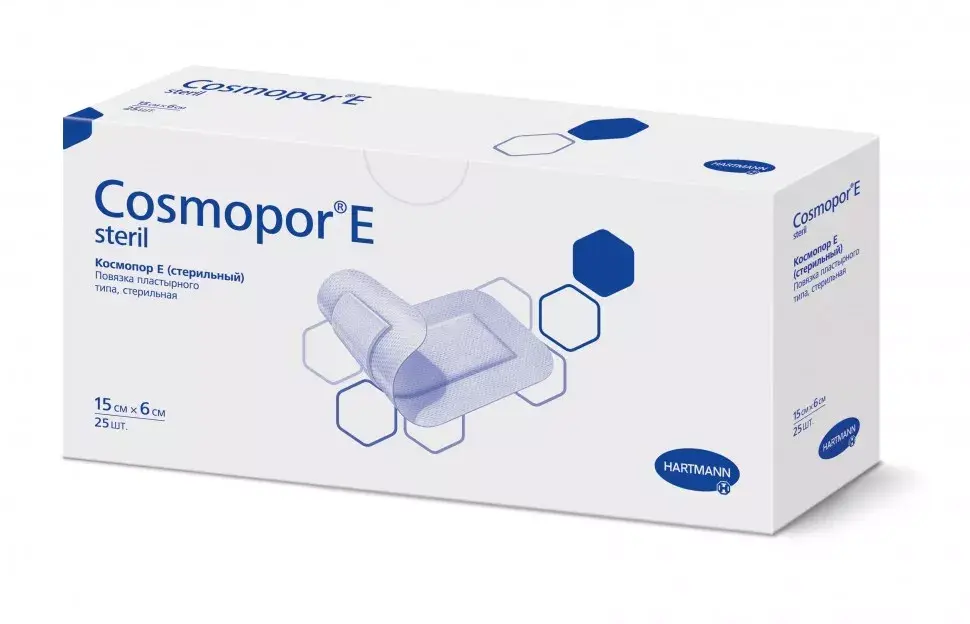 ПОВЯЗКА Послеоперац. Космопор E стер. 6х15см N25 (ПАУЛЬ ХАРТМАНН, ГЕРМАНИЯ)