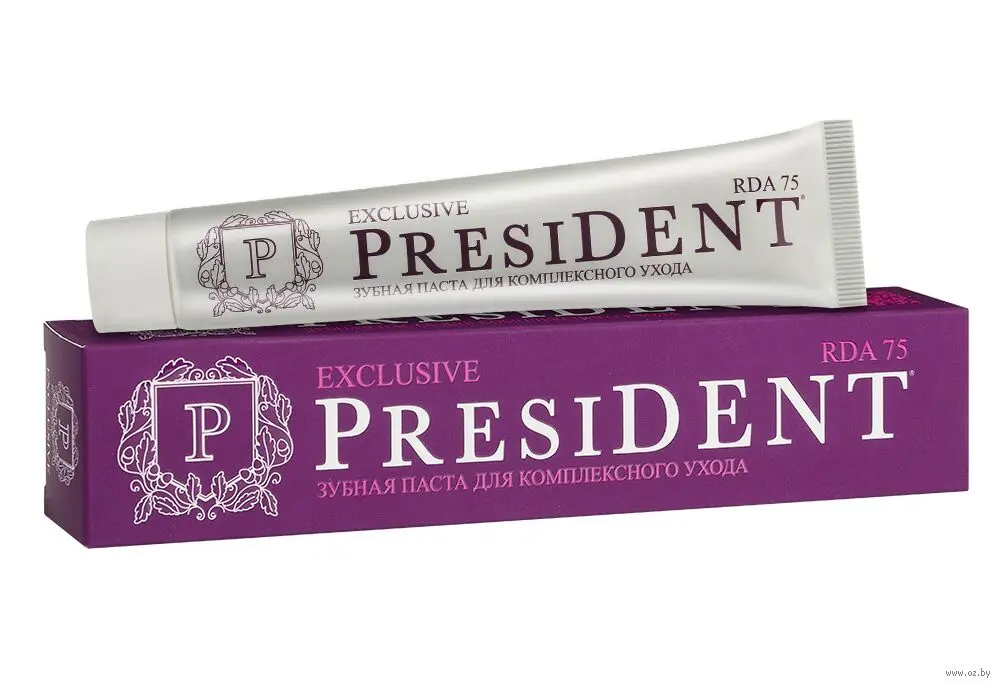 ПРЕЗИДЕНТ Эксклюзив зубная паста 75мл (Зеленая Дубрава, РФ)