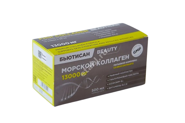 КОЛЛАГЕН МОРСКОЙ Бьютисан р-р д/внутр. прим. (фл.) 50мл N10 (Ананта Медикеа , ИНДИЯ)