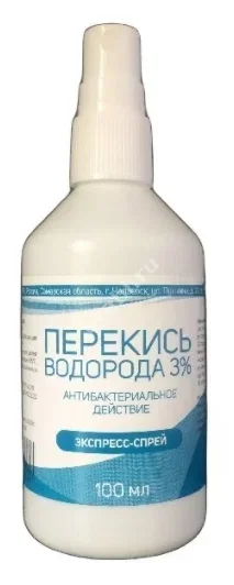 ПЕРЕКИСЬ ВОДОРОДА дез.ср-во спрей д/наружн. прим. (фл. плстк.) 3% - 100мл N1 (Биолайн, РФ)