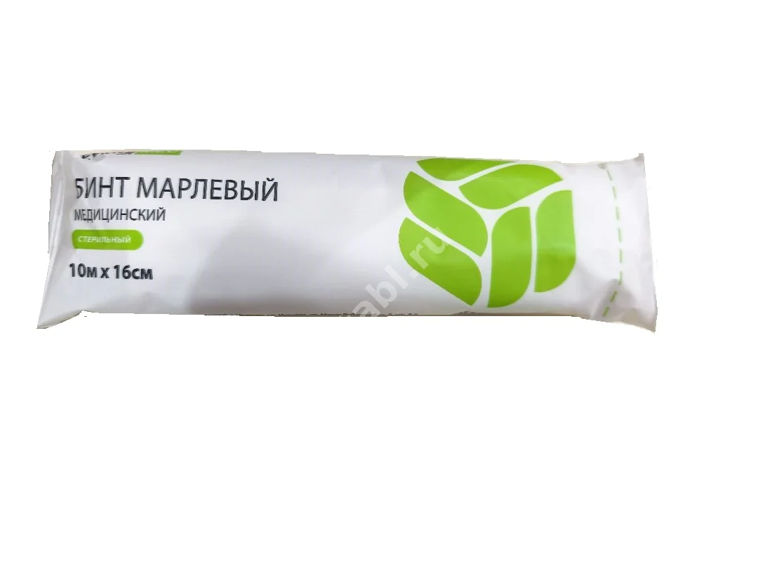 БИНТ МАРЛЕВЫЙ стер. 16х1000см (инд.уп.) (Эвтекс, РФ)