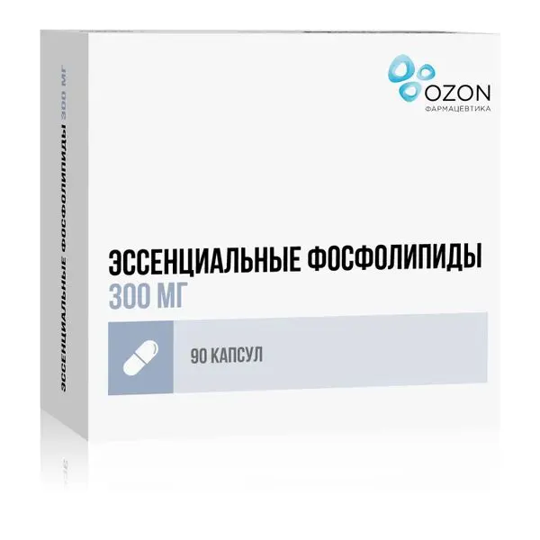 ЭССЕНЦИАЛЬНЫЕ ФОСФОЛИПИДЫ капс. 300мг N90 (ОЗОН, РФ)