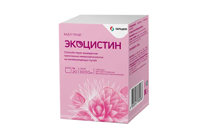 ЭКОЦИСТИН пор. д/р-ра внутр. (пак.) 3г N20 (АЦИНО РУС, РФ)