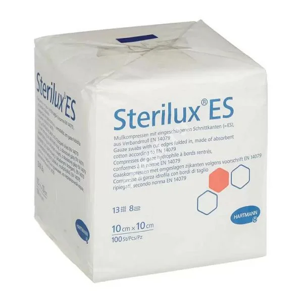 САЛФЕТКИ МЕДИЦИНСКИЕ Sterilux ES нестер. 10х10см N100 (ПАУЛЬ ХАРТМАНН, ГЕРМАНИЯ)