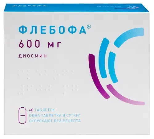 ФЛЕБОФА табл. 600мг N60 (ОЗОН_БРЕНДЫ, РФ)