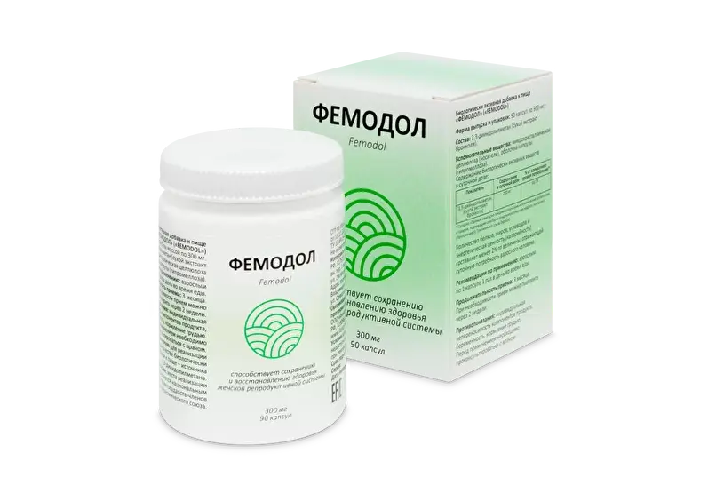 ФЕМОДОЛ капс. 0.3г N90 (Витамер, РФ)