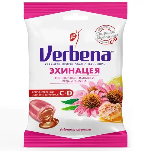 ВЕРБЕНА карамель 60г Эхинацея (АйДиСи, СЛОВЕНИЯ)