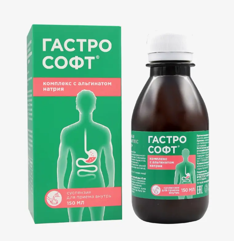 ГАСТРОСОФТ сусп. внутр. (фл.) 150мл N1 (Мирролла, РФ)