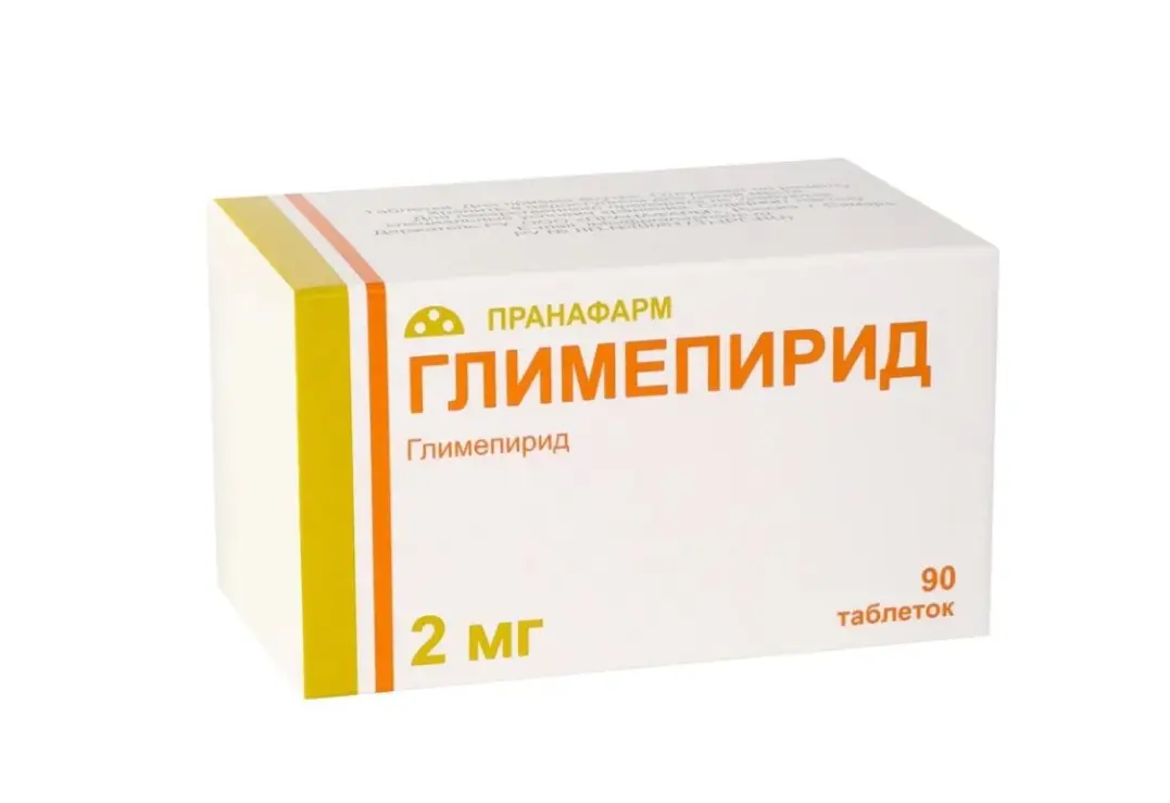 ГЛИМЕПИРИД табл. 2мг N90 (Пранафарм, РФ)