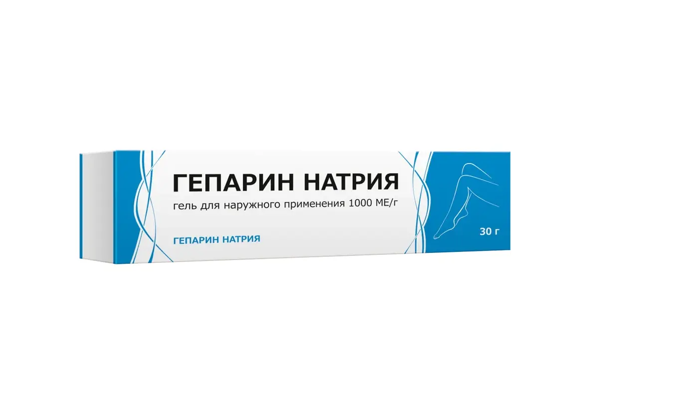 ГЕПАРИН гель (туба) 1 000МЕ/г - 30г N1 (Тульская Ф.Ф., РФ)