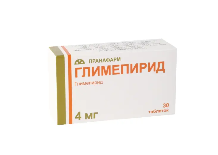 ГЛИМЕПИРИД табл. 4мг N30 (Пранафарм, РФ)