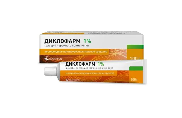 ДИКЛОФАРМ гель д/наруж. прим (туба) 1% - 100г N1 (ВетПром АД, БОЛГАРИЯ)