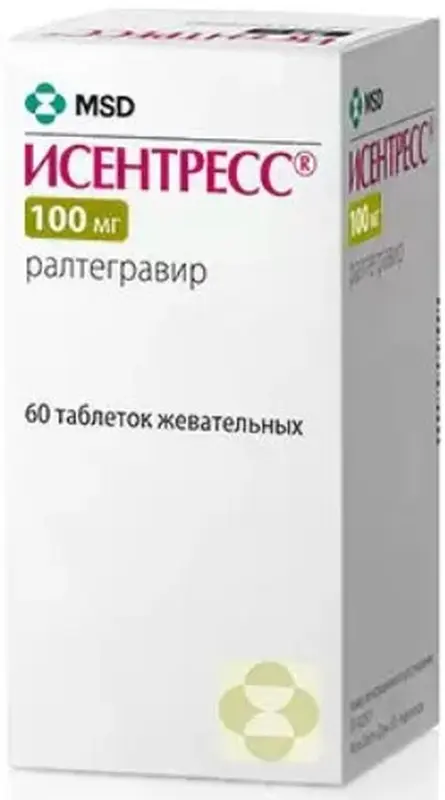 ИСЕНТРЕСС табл. жев. 100мг N60 (МСД , США)