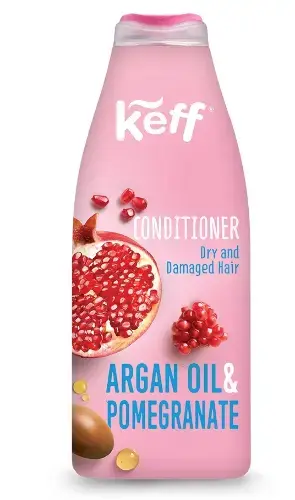 КЕФФ (KEFF) кондиционер для сух/поврежд волос Экстракт граната/Масло арганы 14+ 500мл (Сано Интернешенл, ИЗРАИЛЬ)