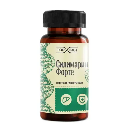 СИЛИМАРИН ФОРТЕ Торбад Экстракт Расторопши капс. 0.5г N60 (Экол, РФ)