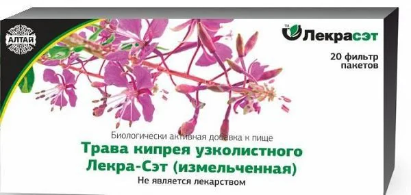 КИПРЕЙ (ИВАН-ЧАЙ) (фильтр-пак.) 1.5г N20 (Лекра-СЭТ, РФ)
