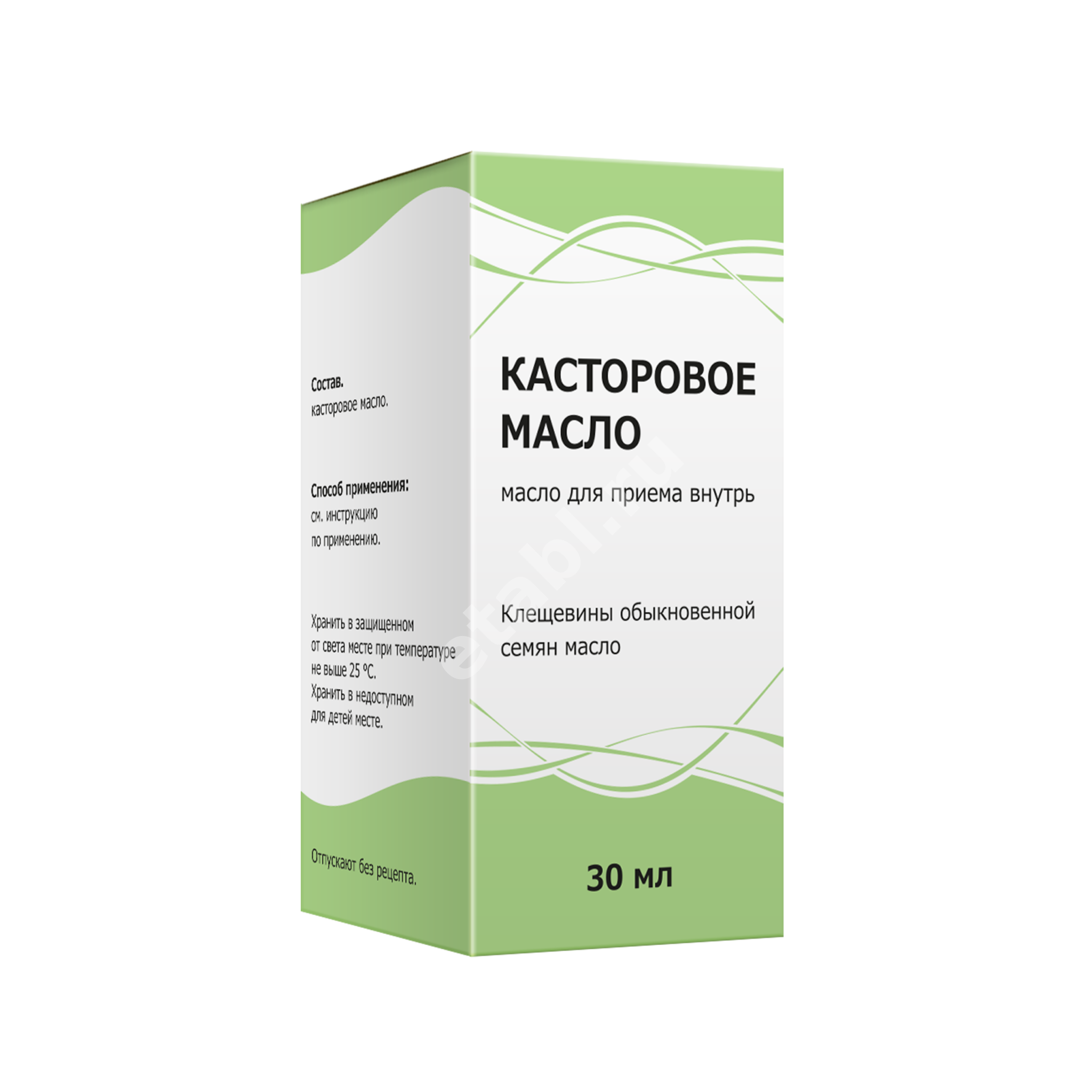 КАСТОРОВОЕ МАСЛО масло внутр. (фл.) 30мл N1 (Тульская Ф.Ф., РФ)