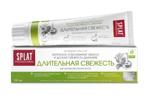 СПЛАТ Professional зубная паста Длительная свежесть 100мл (Органик Фармасьютикалз, РФ)