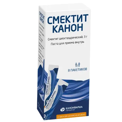 СМЕКТИТ паста д/сусп. внутр. (стик) 3г N8 Карамель/Какао (КАНОНФАРМА, РФ)