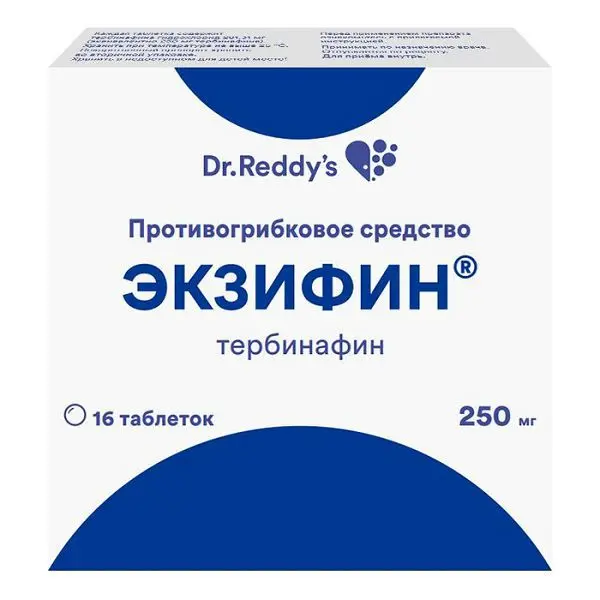 ЭКЗИФИН табл. 250мг N16 (Др. РЕДДИС, ИНДИЯ)