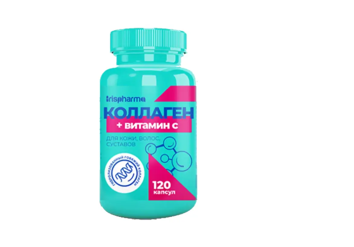 КОЛЛАГЕН КОМПЛЕКС Ирисфарма капс. 0.6г N120 (Клевер, РФ)