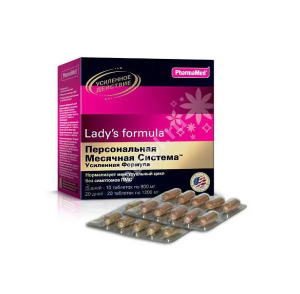 ЛЕДИ-С ФОРМУЛА Персональная месячная система Усиленная формула капс. N30 (ФАРМАМЕД, США/США)