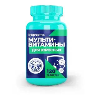 МУЛЬТИВИТАМИНЫ Ирисфарма табл. (банк.) 1.2г N120 (Арсенал Атлета, РФ)