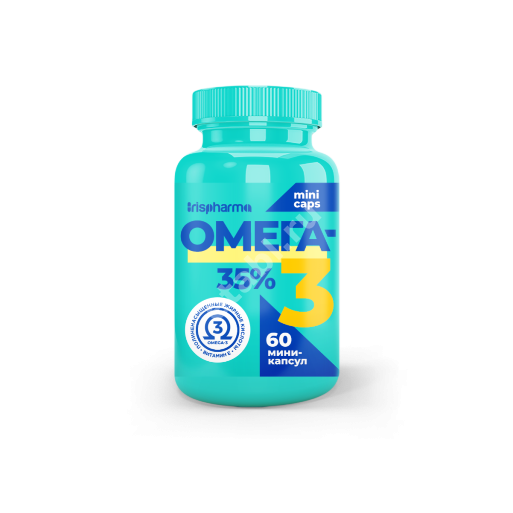 ОМЕГА-3 35% Ирисфарма капс. 0.32г N60 (МИРРОЛЛА, РФ)