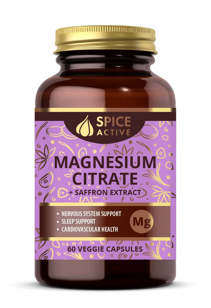 МАГНИЙ ЦИТРАТ Спайс Актив (Spice Active) Шафран капс. 0.941г N60 (Примеа Лимитед, ВЕЛИКОБРИТАНИЯ)