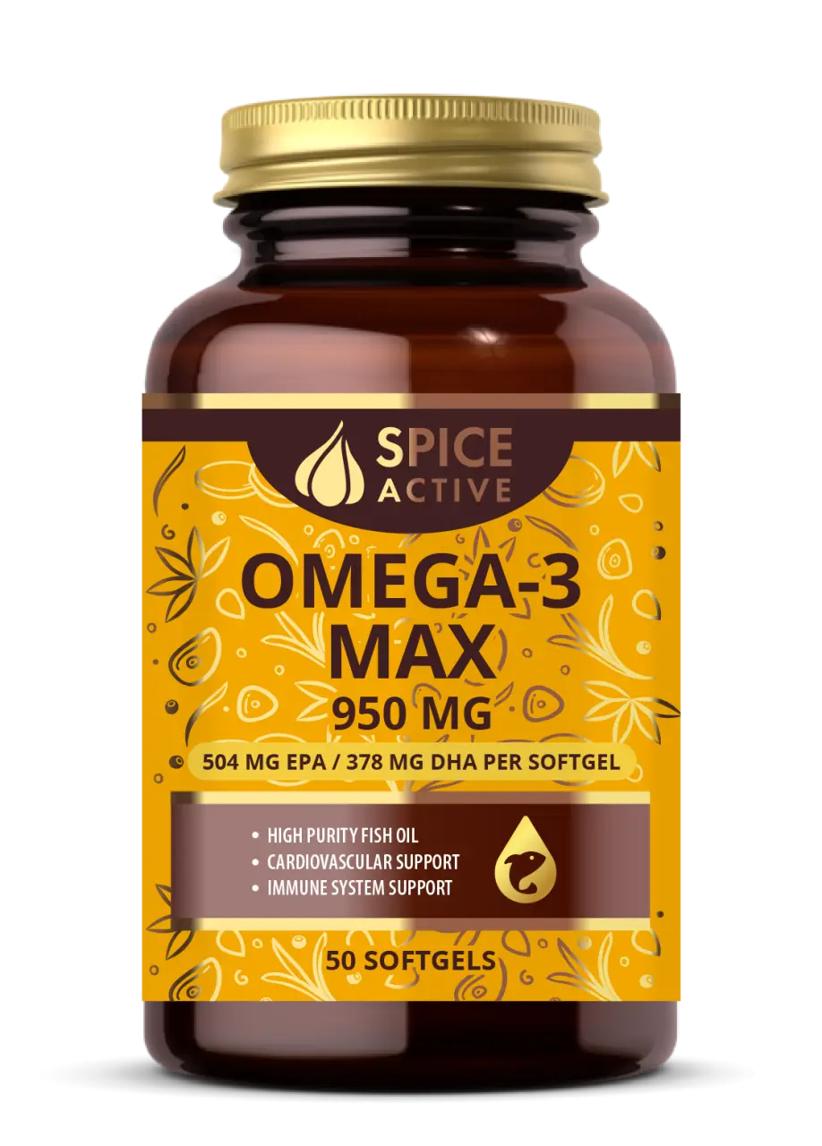 ОМЕГА-3 Макс Спайс Актив (Spice Active) капс. 1.3г N50 (Фарминтегро, РФ)