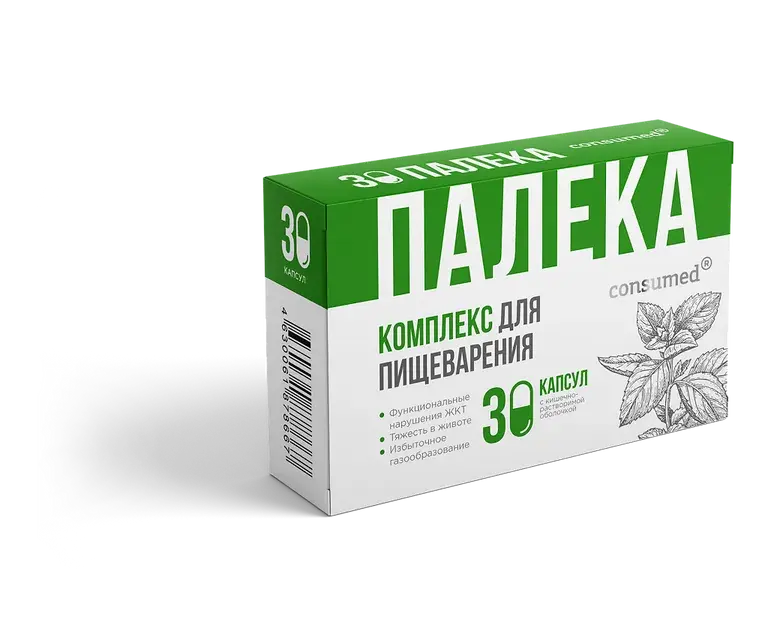 ПАЛЕКА Комплекс для пищеварения капс. N30 (МИРРОЛЛА, РФ)