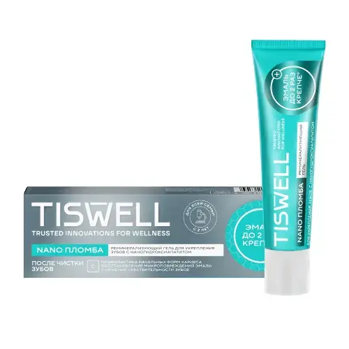 ТИСВЕЛ гель для зубов реминерализующая Наногидроксиапатит 40мл (АРНЕСТ, РФ)