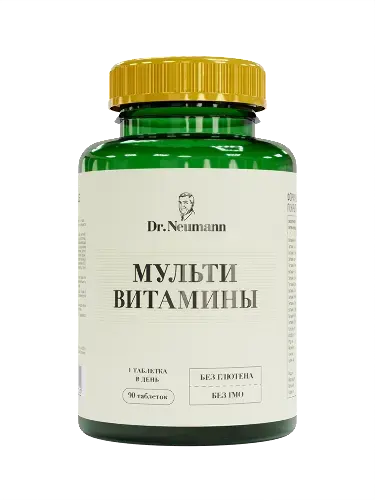 МУЛЬТИВИТАМИНЫ Доктор Неуманн (Dr Neumann) табл. 1.2г N90 (Арсенал Атлета, РФ)