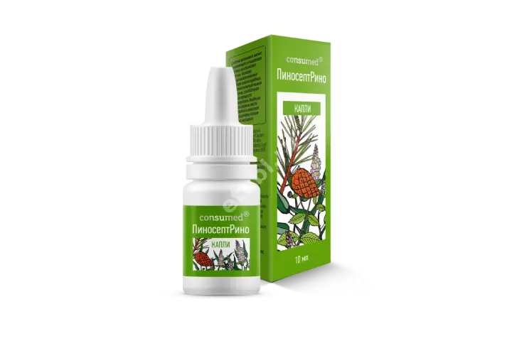 ПИНОСЕПТ РИНО капли наз. (фл.-кап.) 10мл N1 (Эксперт БИО, РФ)