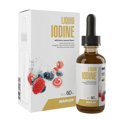 ЖИДКИЙ ЙОД Макслер жидк. д/ внутр. прим. 60мл N1 Лесные ягоды (Джити Юса, США)
