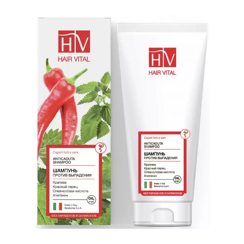 ХАИР ВИТАЛ (HAIR VITAL) шампунь от выпадения 200мл (ПРЕМЬЕР-ПРОДУКТ, ИТАЛИЯ)