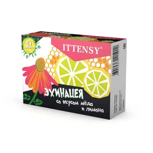 ЭХИНАЦЕЯ Иттенси пастилки 2.5г N24 Мед/Лимон (Юник Фармасьютикал Лабораториз, ИНДИЯ)