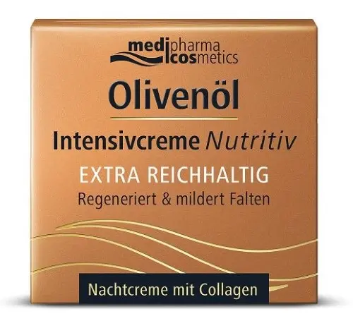 МЕДИФАРМА КОСМЕТИКС Olivenol крем для лица ночной Интенсив питательный 50мл (ДОКТОР ТАЙСС НАТУРВАРЕН, ГЕРМАНИЯ)