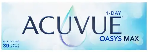 ЛИНЗЫ КОНТАКТНЫЕ Acuvue Oasys Max 1-Day 30шт традиц 1день дневн б/цв -3.50 8.5 (Джонсон и Джонсон Вижн Кэер, США)