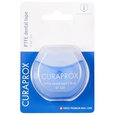 КУРАПРОКС зубная нить Тефлоновая с хлоргексидином 35м (Кураден Интернешнл, ШВЕЙЦАРИЯ)