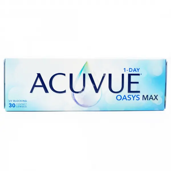 ЛИНЗЫ КОНТАКТНЫЕ Acuvue Oasys Max 1-Day 30шт традиц 1день дневн б/цв -7.00 9.0 (Джонсон и Джонсон Вижн Кэер, США)