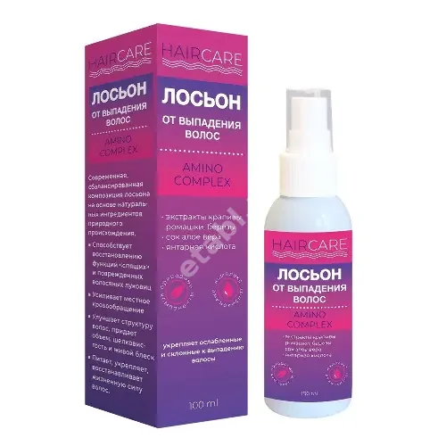 ХАИР КЕАР (HAIR CARE) лосьон от выпадения Amino complex (фл. плстк. спрей) 100мл (МЕДИКОМЕД, РФ)