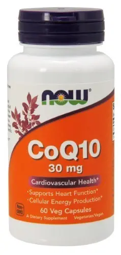 КОЭНЗИМ Q10 НАУ (NOW) капс. (банк.) 30мг - 0.516г N60 (НАУ ФУДС, США)
