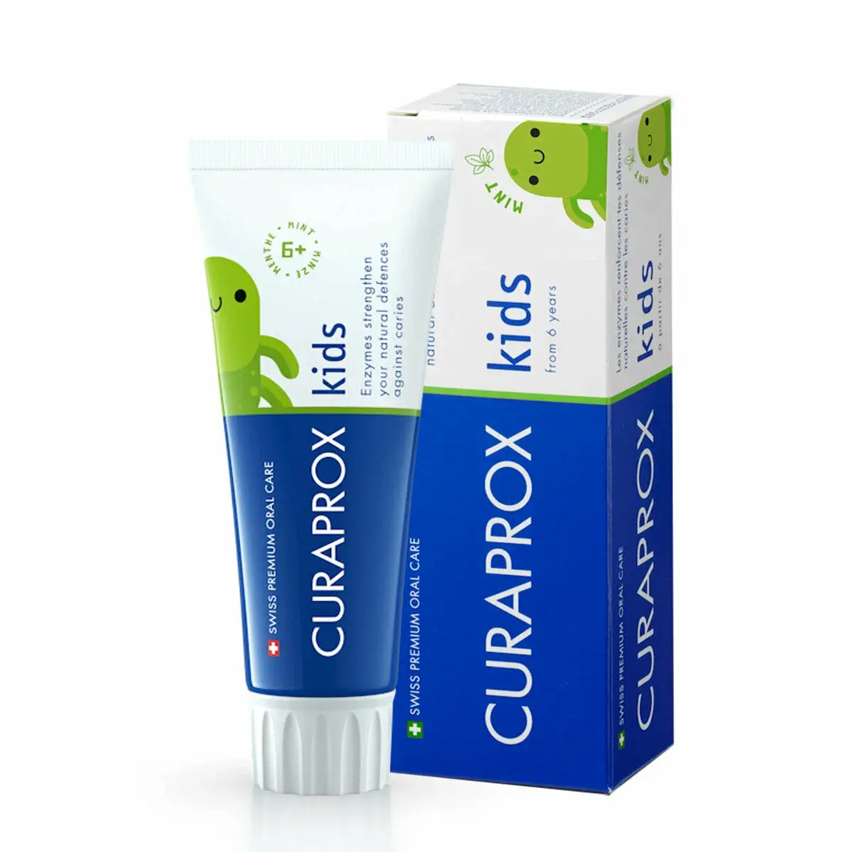 КУРАПРОКС Кидс зубная паста 6+ 60мл Мята (Кураден Интернешнл, ШВЕЙЦАРИЯ)