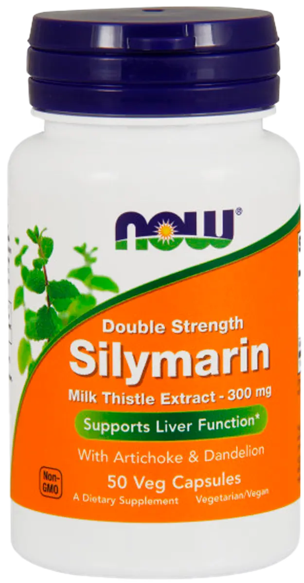 СИЛИМАРИН НАУ (NOW) капс. 0.58г N50 (НАУ ФУДС, США)