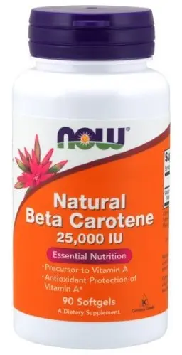 БЕТА-КАРОТИН НАУ (NOW) капс. N90 (НАУ ФУДС, США)