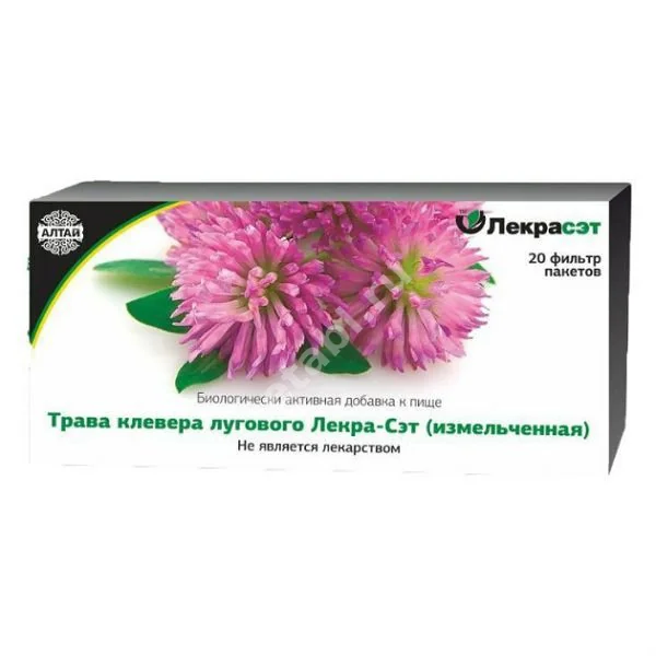 КЛЕВЕР ЛУГОВОЙ ТРАВА (фильтр-пак.) 1.5г N20 (Лекра-СЭТ, РФ)