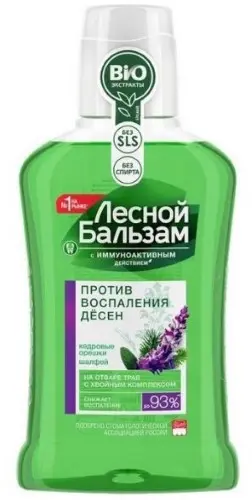 ЛЕСНОЙ БАЛЬЗАМ ополаскиватель для полости рта Кедр/Шалфей 800мл (Арнест ЮниРусь ООО, РФ)